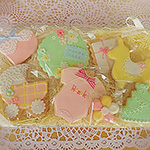 アイシングクッキー 出産祝い 女の子