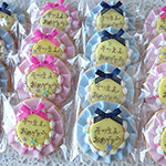 アイシングクッキー order ロゼットリボン2段 ¥600
